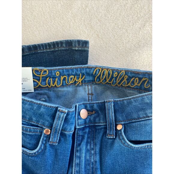Wrangler X Lainey Wilson Chaps Bell Bottom Jeans Size 26x32 - Picture 5 of 8